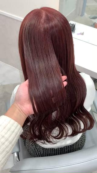ダブルカラーで高発色REDPINK♡