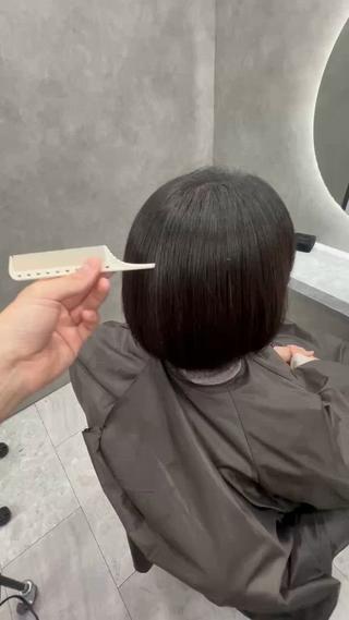 ショート 髪質改善ストレート/ 艶カラー店長河井雄貴のヘアスタイル