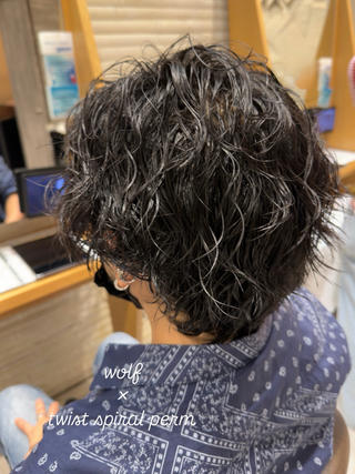 ミディアム メンズカット/パーマ 髙橋美穂のヘアスタイル