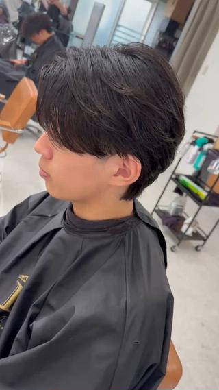 メンズ バレイヤージュ特化/ アキラのヘアスタイル