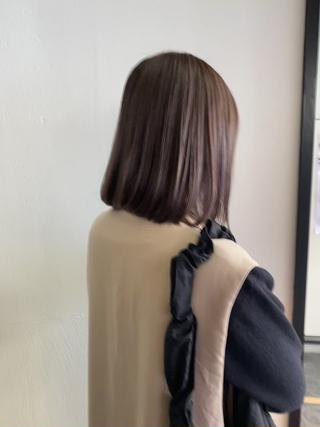 グレージュ　髪質改善 