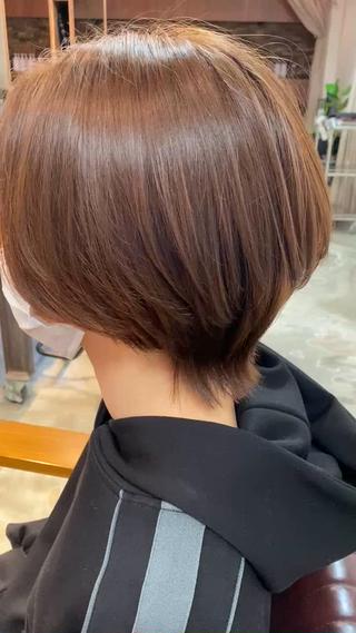ショート 村上 真依子のヘアスタイル