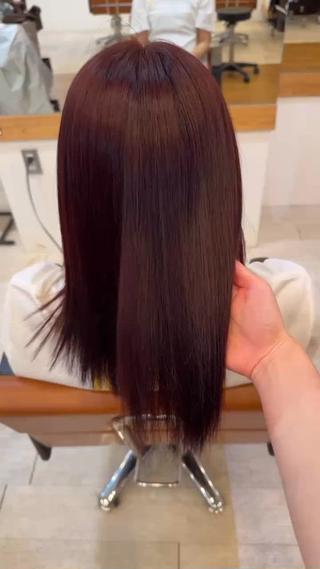 セミロング カラー ひなた ⠀のヘアスタイル