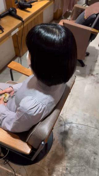 ミディアム 透明感カラー 大浦偉央のヘアスタイル