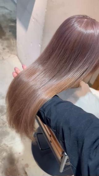 ブリーチ一回
ミルクティーベージュ