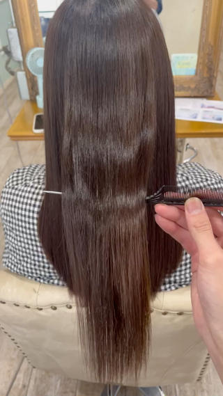 セミロング カラー パーマ ショート、ボブ 縮毛髪質改善ヨウスケのヘアスタイル