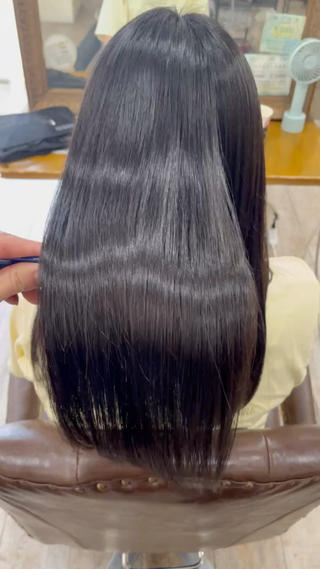 セミロング カラー パーマ ショート、ボブ 縮毛髪質改善ヨウスケのヘアスタイル