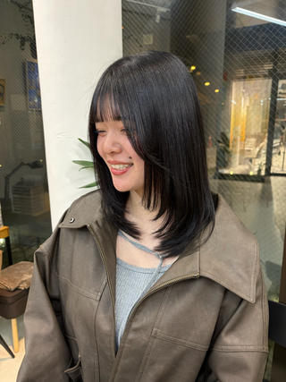 セミロング カットモデル募集中 🤍harunaのヘアスタイル