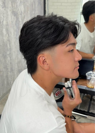 #マレットヘアー
#メンズカット
#テーパーフェード
#海外風ヘアー
#博多美容室
#博多メンズカット
