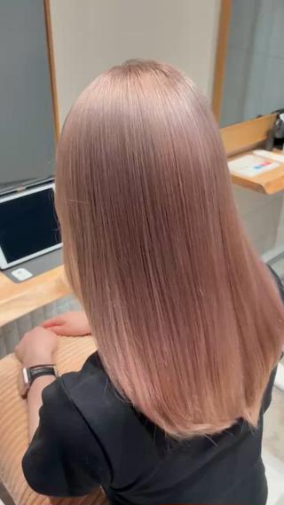 ロング カラー 銀座/柔らかベージュ 似合せカット/ハルトのヘアスタイル
