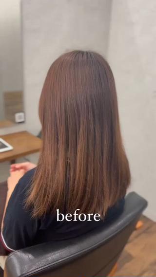 ミディアム ナチュラルカラー 錦糸町【三橋衿奈】のヘアスタイル