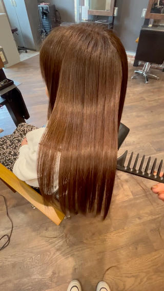 セミロング モリタ ミサキのヘアスタイル