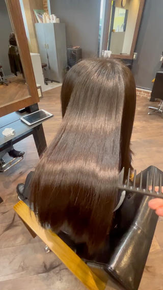 セミロング モリタ ミサキのヘアスタイル
