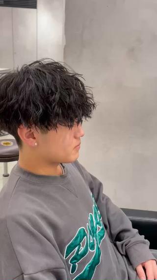 ショート パーマ メンズ メンズ特化🔥 金子直斗のヘアスタイル