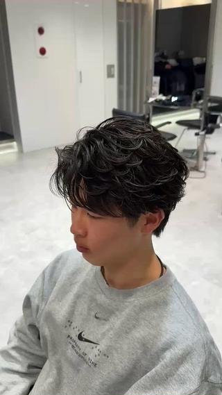 パーマ メンズ fifth 堀内新史のヘアスタイル