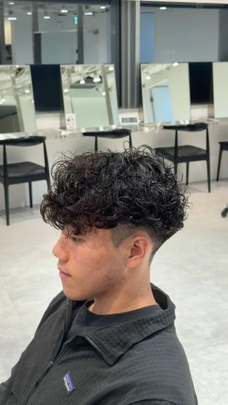 ショート パーマ メンズ fifth 堀内新史のヘアスタイル