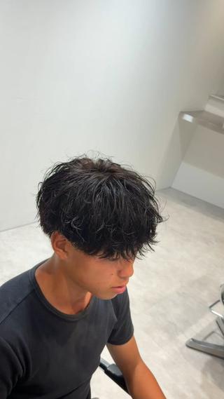 緩めシャドウパーマ