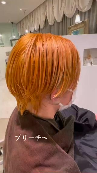 ブリーチ1回で作るシルバーベージュ 