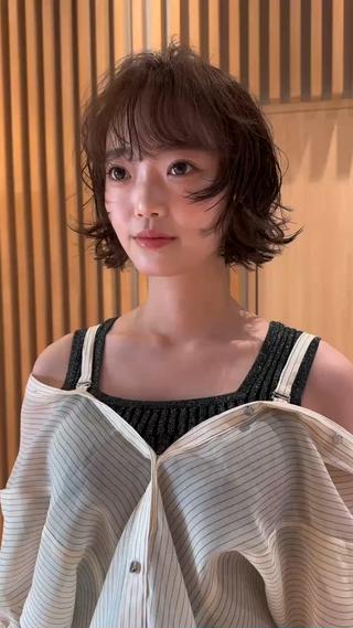ショート 🩵縮毛矯正・ボブ 岩原朋也🩵のヘアスタイル