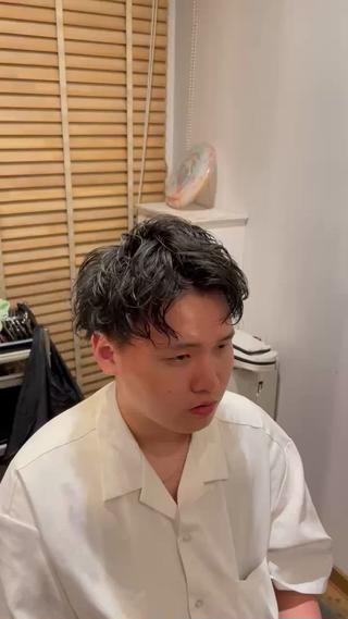 スパイラルパーマ