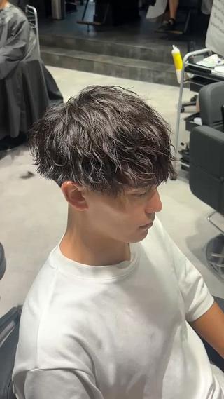 パーマ メンズ メンズ特化 RENのヘアスタイル