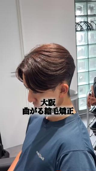 パーマ メンズ メンズ特化 ulus高森蓮のヘアスタイル