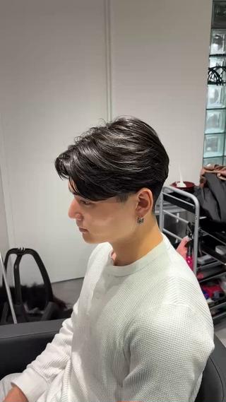 パーマ メンズ メンズ特化 ulus高森蓮のヘアスタイル