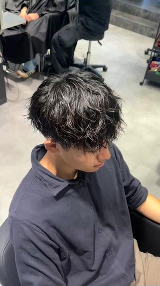 スパイラルシャドウパーマ 