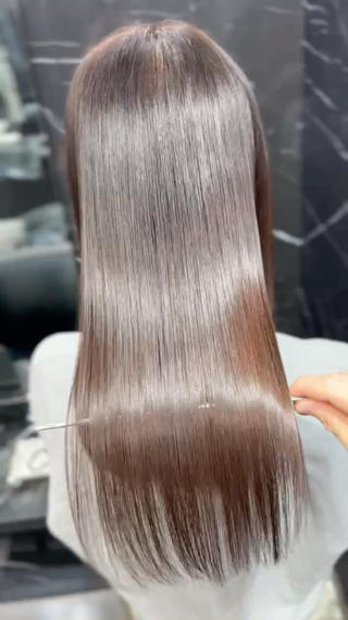 ロング JIN|朝楽になる 乾かしただけで極艶髪のヘアスタイル