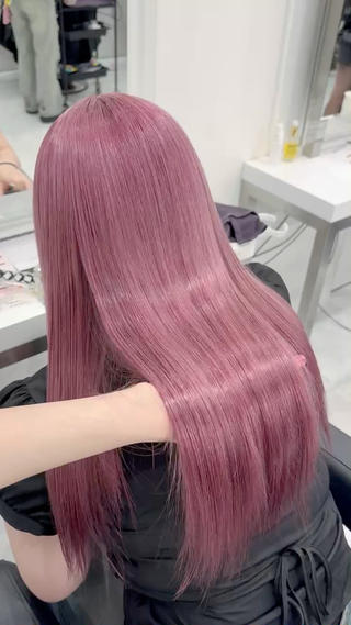ロング 韓国ガーリー🤍ハイ トーン🤍Ayanaのヘアスタイル