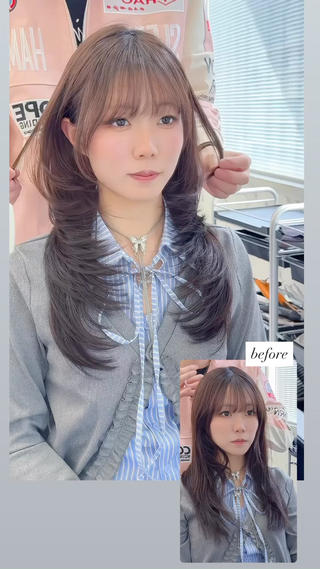 垢抜けハッシュカット