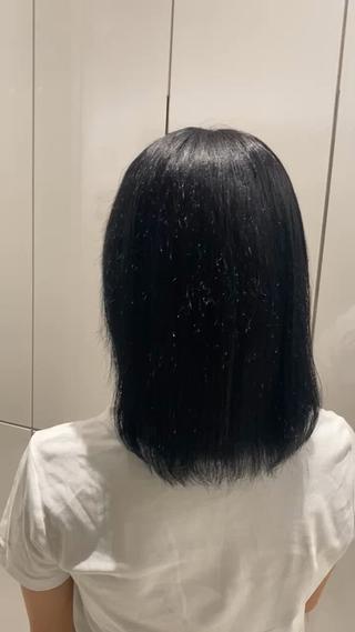 カラー ひかり／ベージュ ／透明感ベージュのヘアスタイル