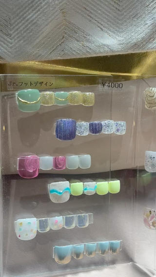 フットネイルJr.限定アートはこちらからお選びいただけます