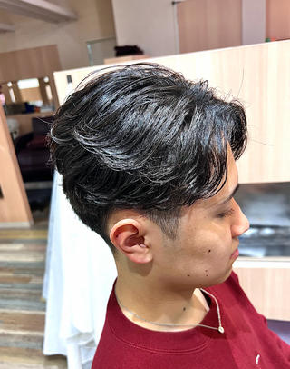 ショート パーマ メンズ 黒沢 航汰のヘアスタイル