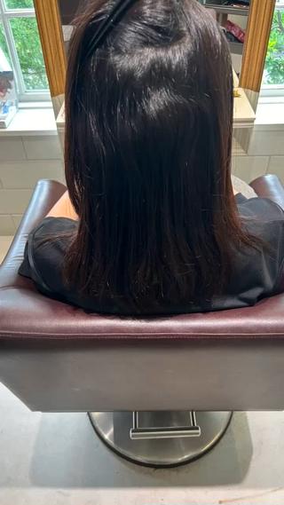 髪質改善ストレート