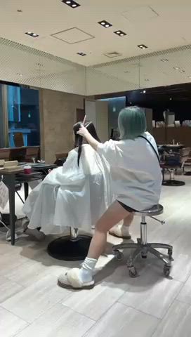 ロング カラー SHION/銀座 まとまるカット🩵のヘアスタイル