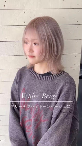 ショート ブリーチ/艶カラー RYUTOのヘアスタイル