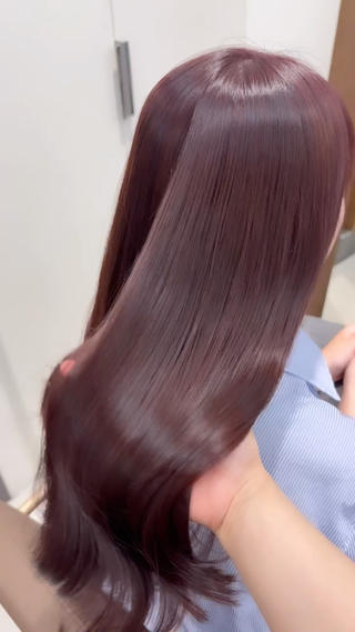 ロング カラー 暖色カラー /ヘアアレンジ/花鈴のヘアスタイル