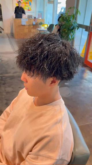 パーマ メンズ 🟦ROOM MEN 瀬古 侑輝🟦のヘアスタイル