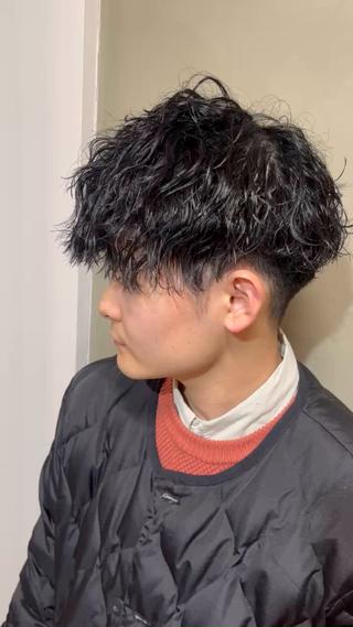 ショート パーマ メンズ 🟦ROOM MEN 瀬古 侑輝🟦のヘアスタイル