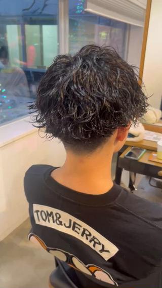 パーマ メンズ 🟦ROOM MEN 瀬古 侑輝🟦のヘアスタイル