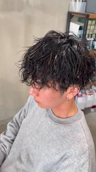 パーマ メンズ 🟦ROOM MEN 瀬古 侑輝🟦のヘアスタイル