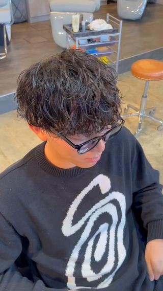 パーマ メンズ 🟦ROOM MEN 瀬古 侑輝🟦のヘアスタイル
