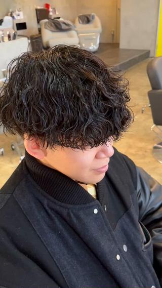 ショート パーマ メンズ 🟦ROOM MEN 瀬古 侑輝🟦のヘアスタイル