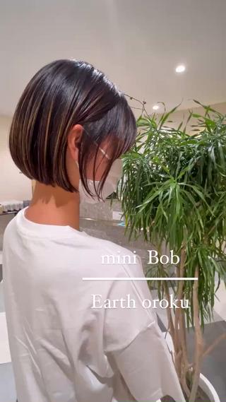 ショート 【髪質改善/Bob】 "Yuki"のヘアスタイル