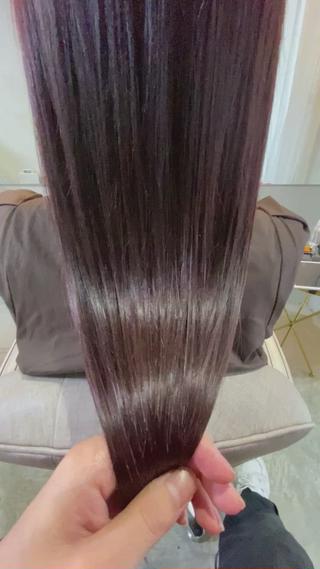 ロング 髪質改善+デザイン THEMAISONのヘアスタイル