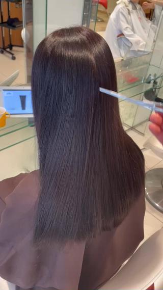 ダメージを感じる方にはプレミアムストレートプラス髪質改善のトリートメントで質感アップ!