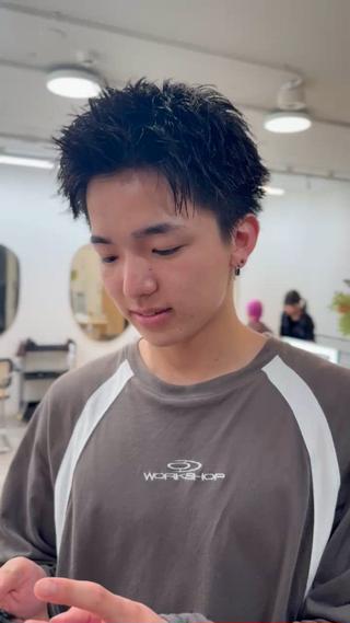 ショート 🔥メンズ特化🔥 永瀬椋のヘアスタイル