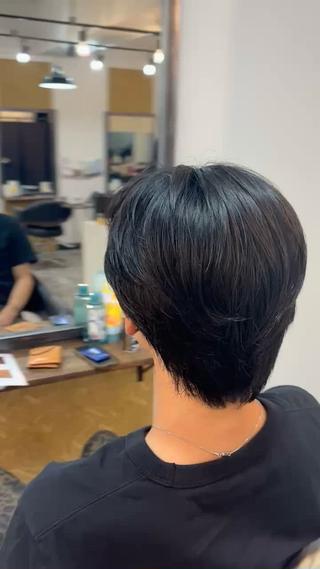 ショート パーマ メンズ メンズカットモデル 募集🚹✨荒井雛子のヘアスタイル