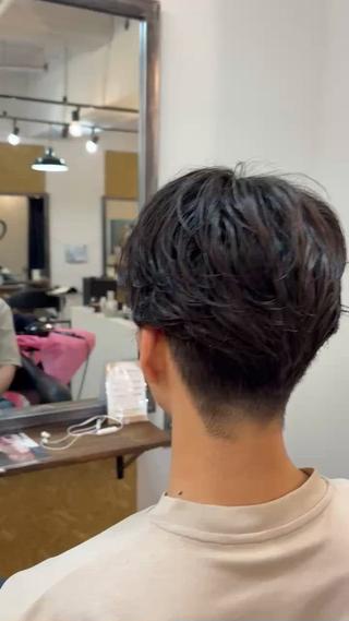 パーマ メンズ メンズカットモデル 募集🚹✨荒井雛子のヘアスタイル